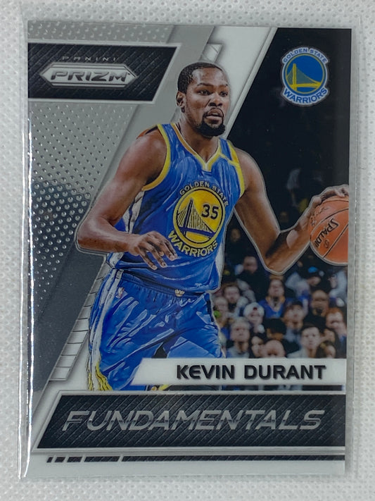 2017-18 Panini Prizm Fundamentals Kevin Durant #25 Golden State Warriors