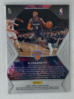 2020-21 Panini Prizm Fireworks #25 RJ Barrett New York Knicks