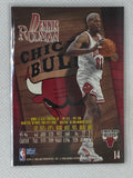 1996-97 Skybox Z-Force #14 Dennis Rodman Chicago Bulls HOF