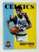 2012-13 Panini Past & Present #197 Robert Parish Boston Celtics Signed Card