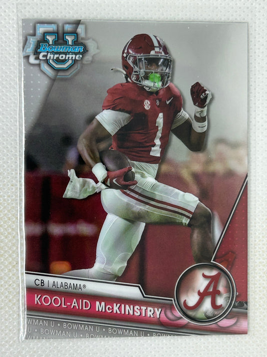 2023 Topps Bowman University Rookie Kool-Aid McKinstry #70 Alabama Crimson Tide