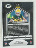 2024 Panini Mosaic Green Prizm Color Match #80 Christian Watson Green Bay Packers