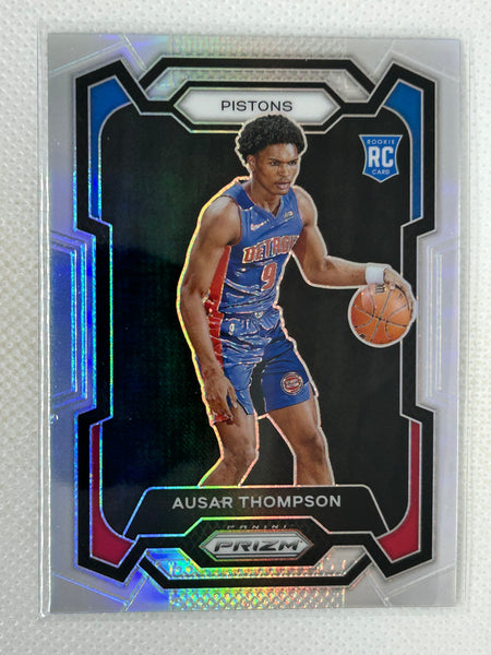 2023-24 Panini Prizm Silver Rookie Ausar Thompson #178 Detroit Pistons