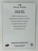 2023 Upperdeck Portfolio Wire Photos Danny Willet #115