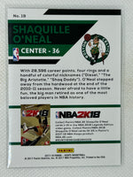 2017-18 Panini Hoops NBA 2K18 #19 Shaquille O'Neal Boston Celtics