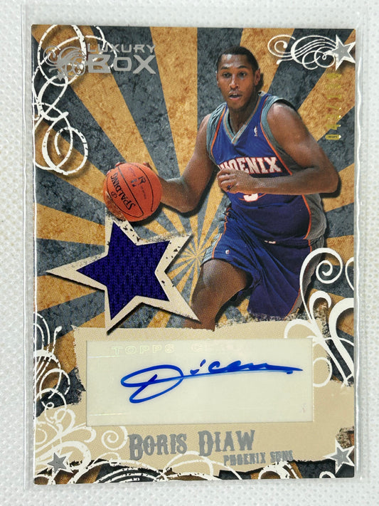 2006-07 Topps Luxury Box Mezzanine Auto Relics /139 Boris Diaw #MAR-BD Auto