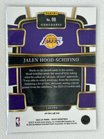 2023-24 Panini Select Silver Rookie Jalen Hood-Schifino #99 Los Angeles Lakers