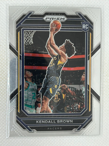 2022-23 Panini Prizm Rookie Kendall Brown #225 Indiana Pacers