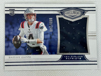 2022 Panini Plates & Patches Relic PP-BAZ /240 Bailey Zappe New England Patriots