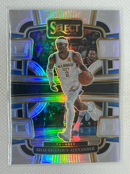 2023-24 Panini Select Silver #57 Shai Gilgeous-Alexander Oklahoma City Thunder