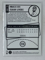 2021-22 Panini NBA Hoops Rookie Isaiah Livers Detroit Pistons #208