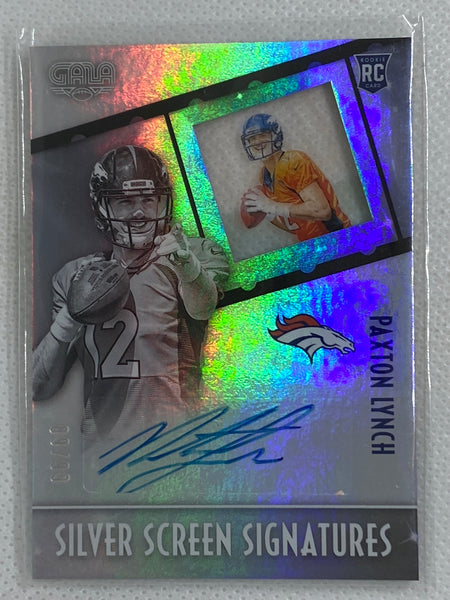 2016 Panini Gala Silver Screen Signatures SSR_PL /99 Paxton Lynch Rookie Auto Denver Broncos