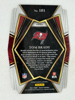 2021 Select Tom Brady Premier Level Red Yellow Prizm Die Cut #101 Tampa Bay Buccaneers