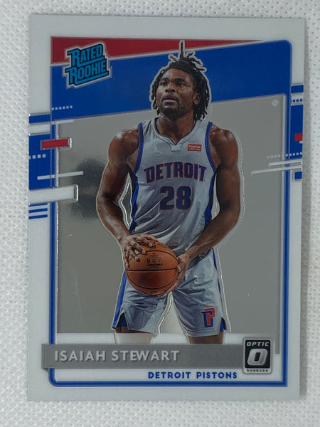 2020-21 Panini Optic Rookie Isaiah Stewart #166 Detroit Pistons
