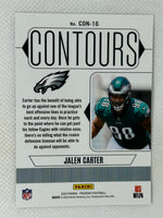 2023 Panini Phoenix Contours Jalen Carter Rookie #CON-16 Philadelphia Eagles