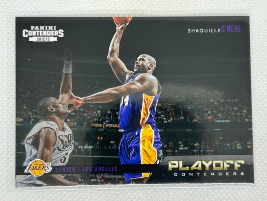 2012-13 Panini Contenders Playoff Contenders #11 Shaquille O'Neal Los Angeles Lakers