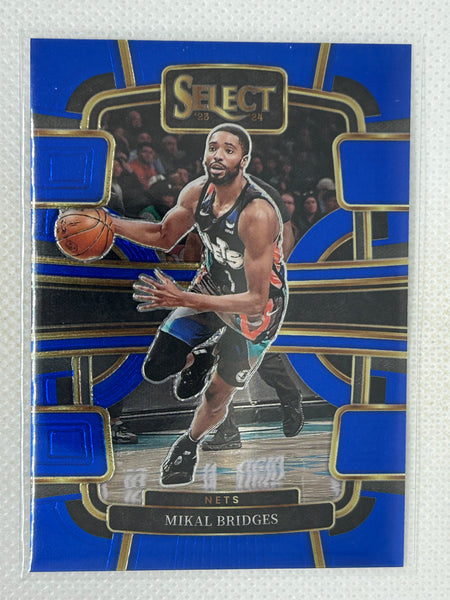 2023-24 Panini Select #34 Mikal Bridges Brooklyn Nets