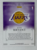 2012-13 Panini Brilliance Kobe Bryant Home Jersey Card #53 Los Angeles Lakers