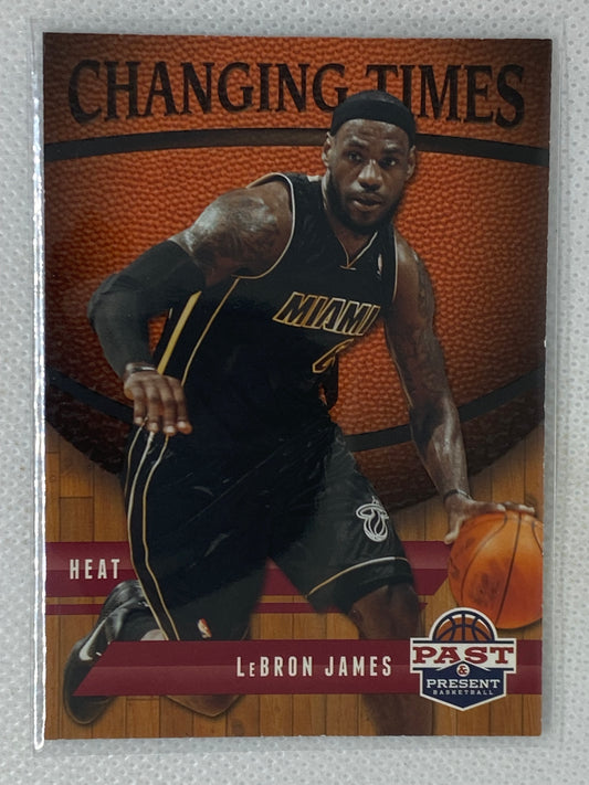 2012-13 Panini Past & Present Changing Times LeBron James #25 Miami Heat