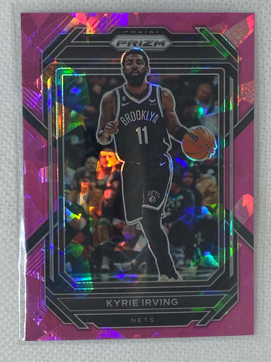 2022-23 Panini Prizm Basketball Kyrie Irving Pink Cracked Ice #5