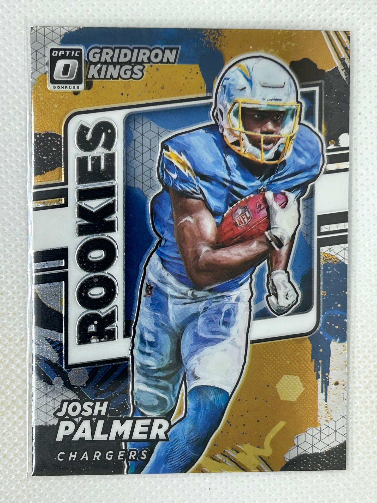 2021 Panini Optic Gridiron Kings Rookies Josh Palmer RGK-18 Los Angeles Chargers