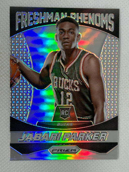 2014-15 Panini Prizm Freshman Phenoms Silver Rookie Card #2 Jabari Parker Milwaukee Bucks