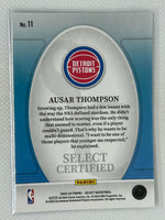 2023-24 Panini Select Certified Rookie Ausar Thompson #11 Detroit Pistons