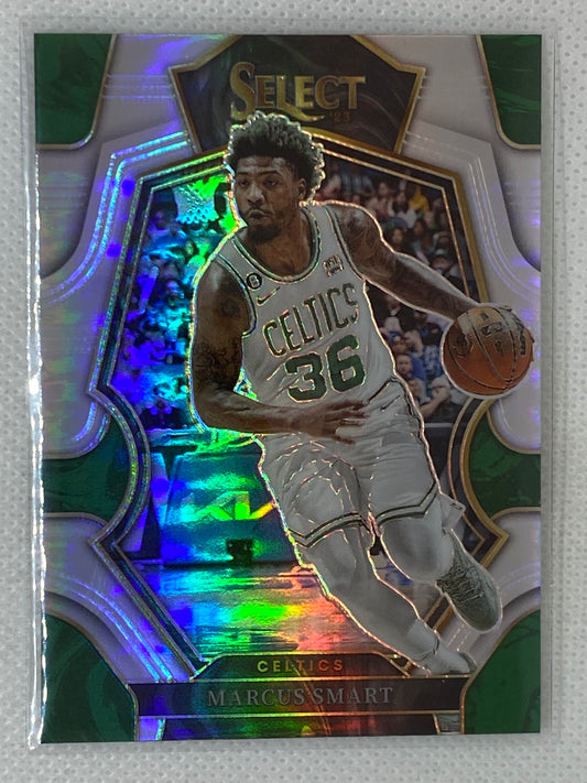 2022-23 Panini Select Premier Silver Prizm Marcus Smart #135 Boston Celtics