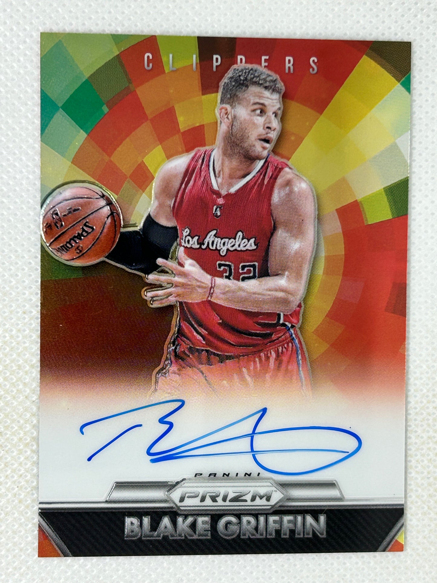 2015-16 Panini Prizm Autograph VS-BG Blake Griffin /150 Los Angeles Clippers