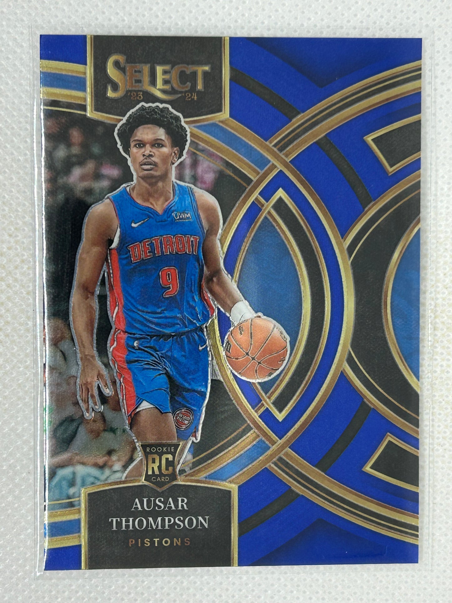 2023-24 Panini Select Rookie Premier #128 Ausar Thompson Detroit Pistons