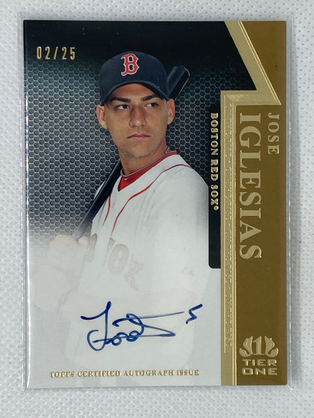 2011 Topps Certified On The Rise #OR-JI Jose Iglesias Autograph Rookie /25 Boston Red Sox