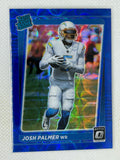 2021 Panini Optic Blue Scope Rated Rookie #229 Josh Palmer Los Angeles Chargers