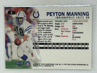 1999 Fleer Tradition Peyton Manning #2 Red 2nd Year Indianapolis Colts