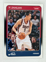 2008-09 Fleer Yi Jianlian #69 '88-89 Retro Design New Jersey Nets