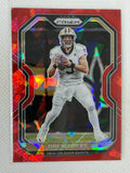 2020 Panini Prizm Red Cracked Ice #243 Drew Brees New Orleans Saints