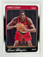 2008-09 Fleer Greg Oden #96 '88-89 Retro Design Portland Trailblazers