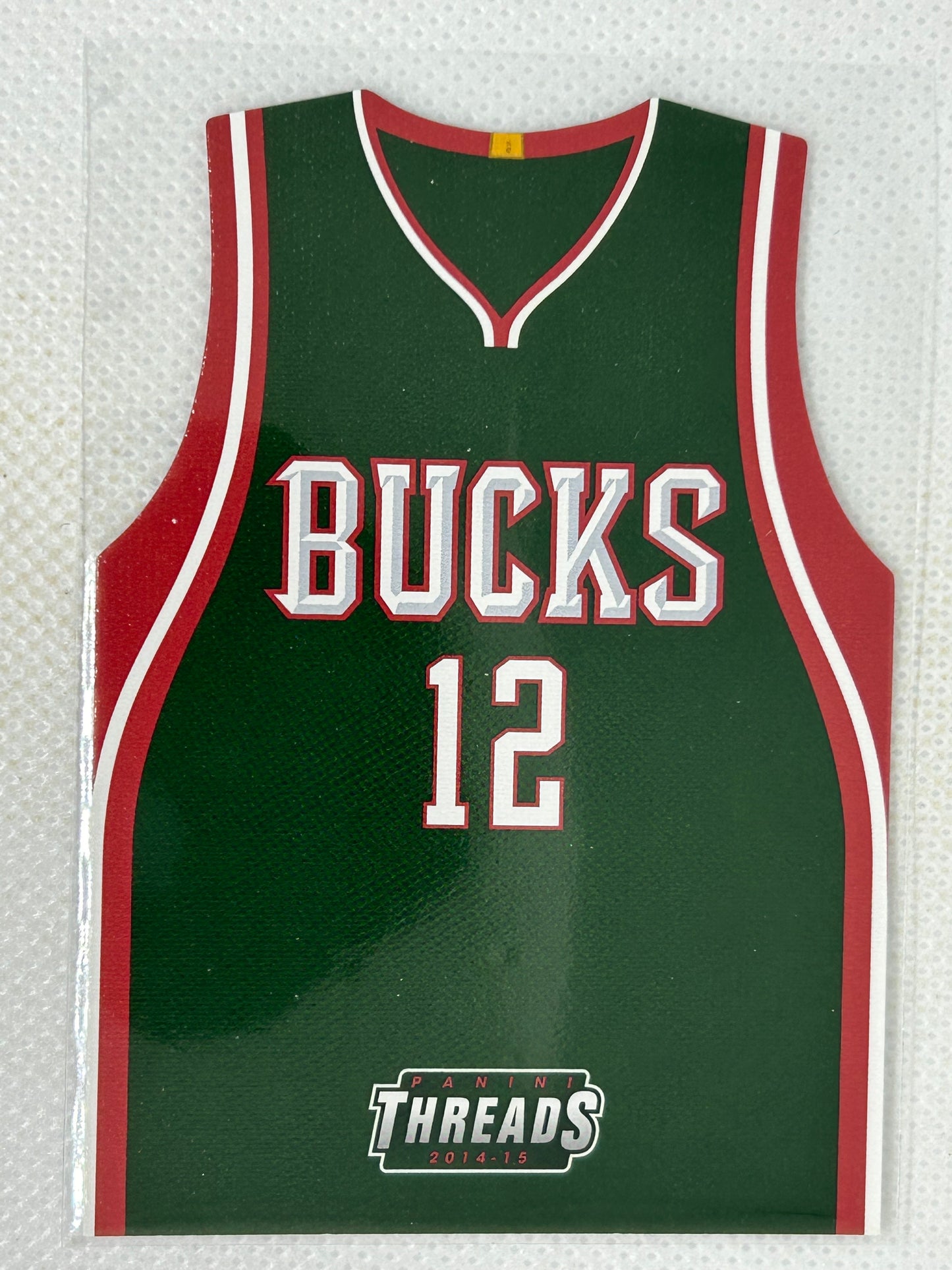 2014-15 Panini Threads Jersey Die-Cut Rookie Card #202 Jabari Parker Milwaukee Bucks