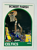 1989 NBA Hoops #185 Robert Parish Boston Celtics Signed Card