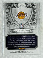 2014-15 Panini Excalibur Nobility #1 Shaquille O'Neal Los Angeles Lakers