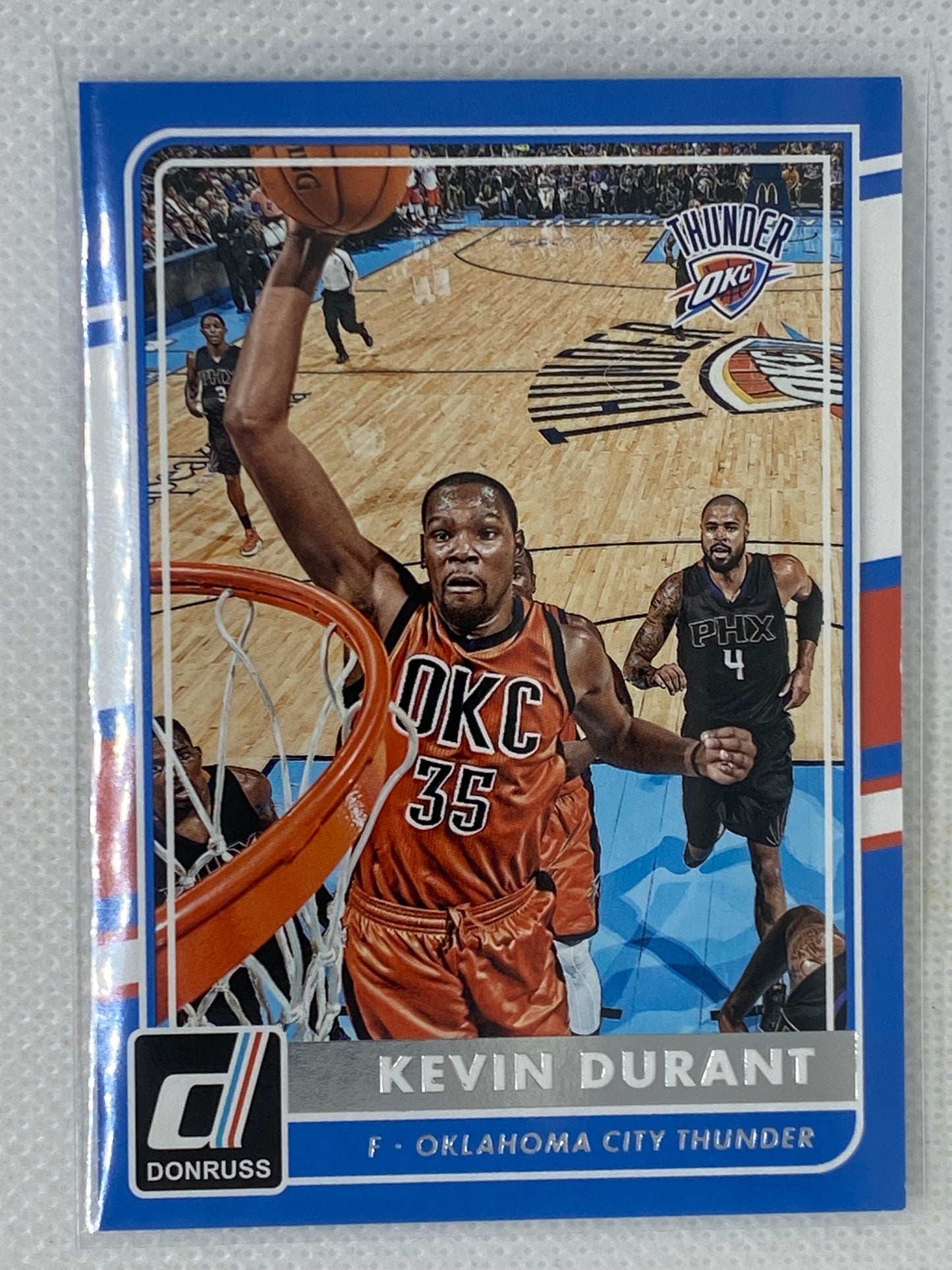 2015-16 Panini Donruss Base Kevin Durant #41 Oklahoma City Thunder