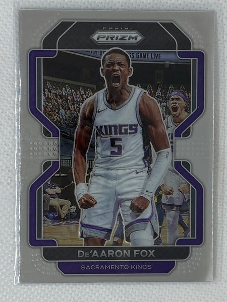 2021-22 Panini Prizm De'Aaron Fox #148 Sacramento Kings