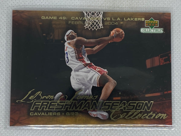 2003-04 Upper Deck Freshman Card Lebron James Rookie Basketball RC #49 Los Angeles Lakers