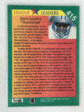 1991 Fleer Barry Sanders League Leaders #415 Detroit Lions