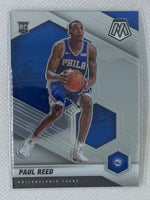 2020-21 Panini Mosaic Rookie Base Paul Reed #245 Philadelphia 76ers