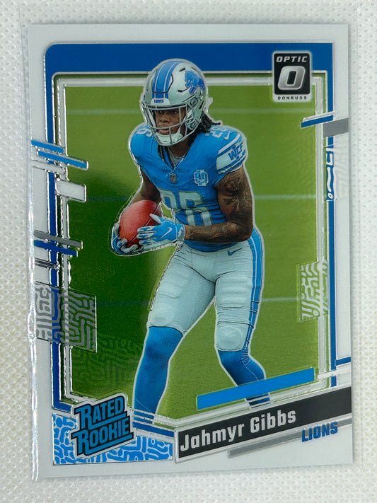 2023 Panini Optic Rated Rookie #236 Jahmyr Gibbs Detroit Lions