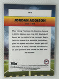 2022 Bowman Chrome University Football Ramblin Man #RM-9 Jordan Addison USC Trojans