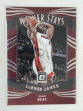 2023-24 Panini Optic Winner Stays #2 Lebron James Miami Heat