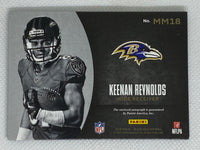 2016 Panini Black Gold Metallic Marks White /50 Keenan Reynolds MM18 Rookie Auto Baltimore Ravens