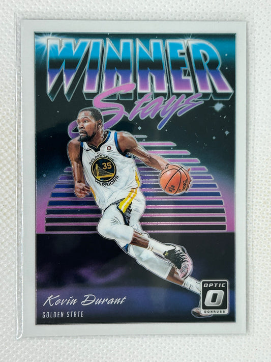 2018-19 Panini Optic Winner Stays #5 Kevin Durant Golden State Warriors