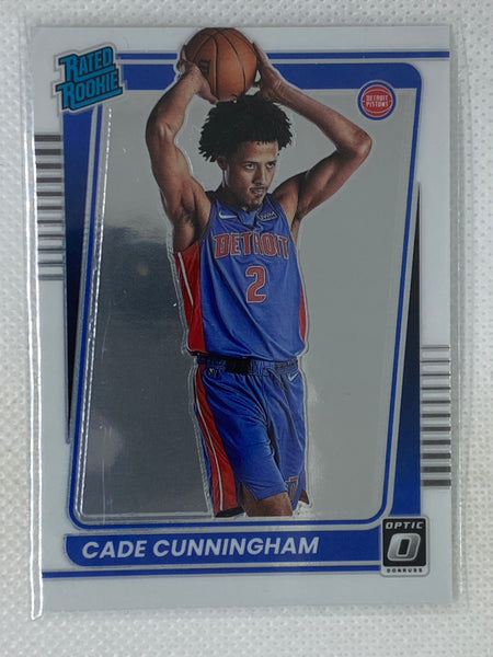 2021-22 Panini Optic Cade Cunningham Rated Rookie Card #211 Detroit Pistons